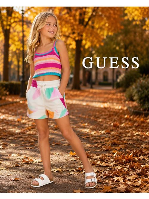 french terry regular shorts GUESS | J6GD05 KA6R4P33Y